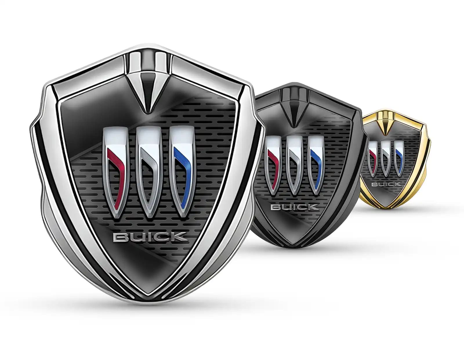 Buick Metallico Cupolato Emblema Stile Minimal Uni-Size